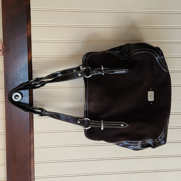 EUC The Sak purse bag dark brown double strapped leather - Picture 10 of 11